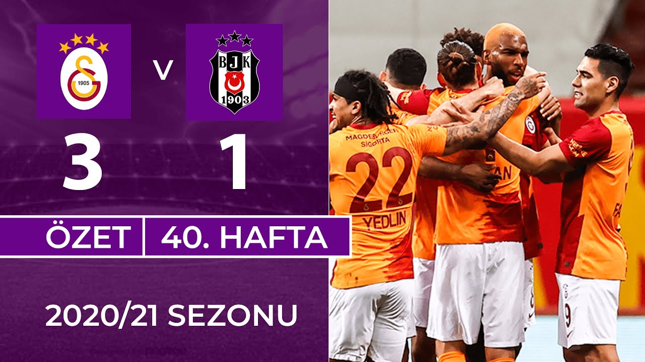 Beşiktaş-Galatasaray: 3-1 maç özeti ve golleri zile