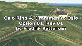 Oslo Ring 4, Drammen to Oslo, Option 01, Rev 01, av Fredrik Pettersen