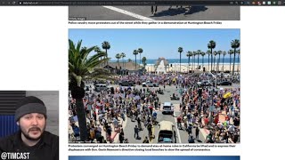 THOUSANDS Protest In California City Demanding The Lockdown END, Democrat Shuts ENTIRE City