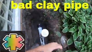 Famous replace bad clay pipe with pvc clean out Net Worth