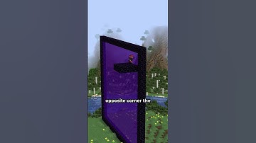 Nether Portal Secret Base in Minecraft