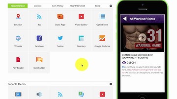 Zapable Video Feature