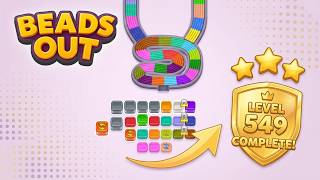 🟢 Beads Out Level 549 Walkthrough | Very Hard Level Quick & Easy Solution!