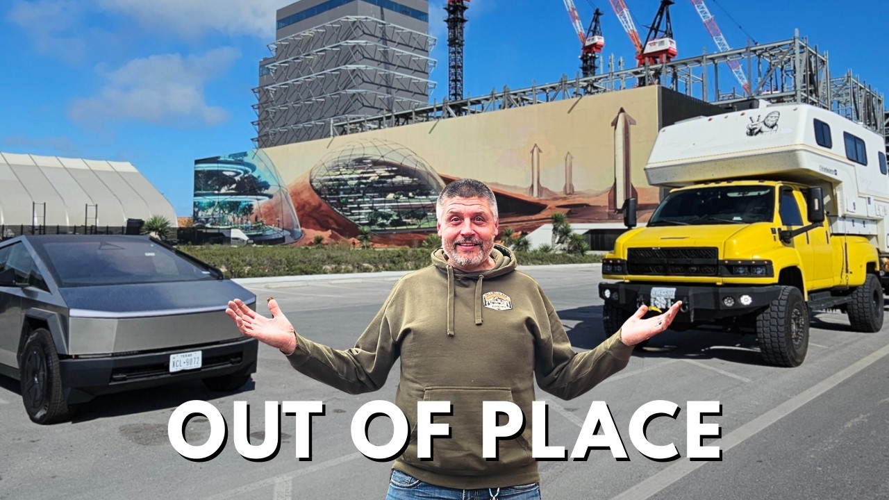 Our Old Truck Camper vs SpaceX’s Future… We Didn’t Fit In Here!