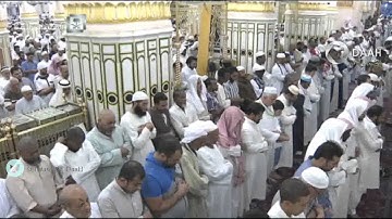 صلاة التراويح للشيخ خالد المهنا من المسجد النبوي  ليلة 3 رمضان 1437(البقرة254-ال عمران13)تلاوة رائعة