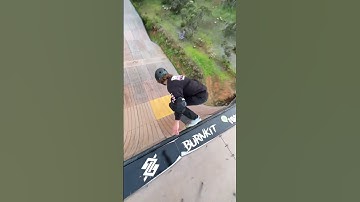 Would you drop in? 😳 #skateboarding #megaramp