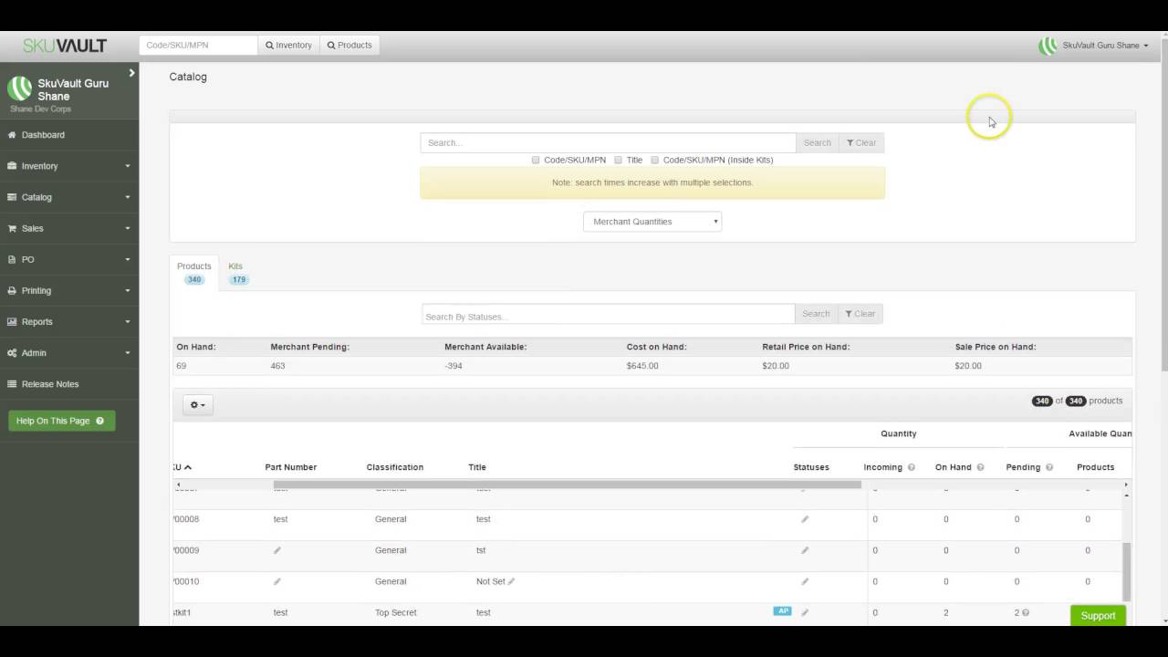 Unveiling a new look for SkuVault Cloudbased Inventory and Warehouse