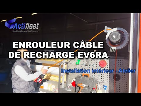 Enrouleur de câble de recharge pour véhicules électriques EV6RA