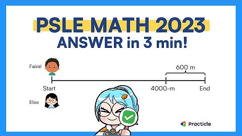PSLE 2023 Maths Questions Answered | P6 Speed Paper 1