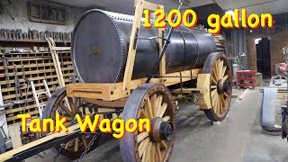 1880s Style 1200 Gallon Water Wagon | Engels Coach Shop