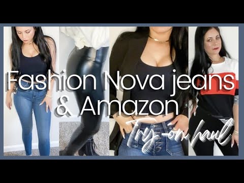 FASHION NOVA SKINNY JEANS + AMAZON TRY 