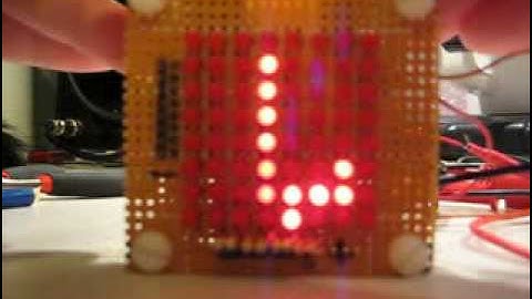 LED Matrix Display - Playing Nibbles
