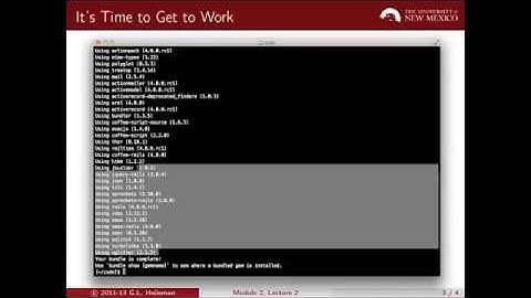 Rails Application Tutorial Set 1