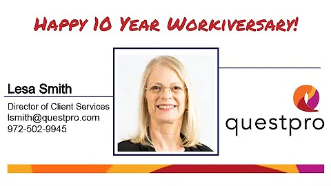Lesa Smith- Anniversary Interview