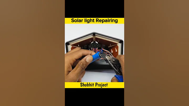How to Repair a Solar Sensor Light |  #solarlight