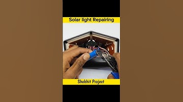 How to Repair a Solar Sensor Light |  #solarlight