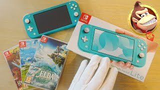 New Nintendo Switch Lite Unboxing and Gameplay