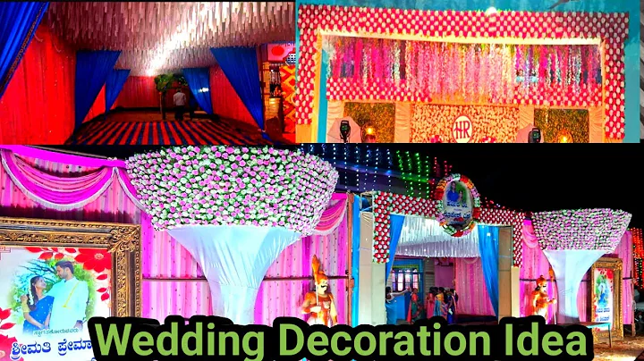 Simple wedding Decorations ideas 2025 | wedding reception stage design | Low budget Royal look
