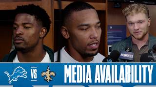 Detroit Lions players meet with the media | 2026 NFL Regular Season Week 1: Lions vs Saints