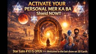 🔔 Merkaba Star &amp; Maharic Shield Activation |  Hemi-Sync Binaural Meditation 🎧 Use headphones.