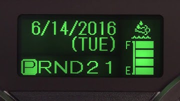 Setting Multi Information Display MID  PART 3