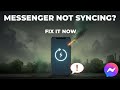 How To Fix Missing Chat History Sync Now In Messenger | Fix Messenger Missing Chat History