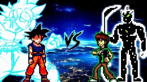 Manga Goku UI V3 OP VS Ben 10 Omniverse V2 OP (all form) in Jump Force Mugen