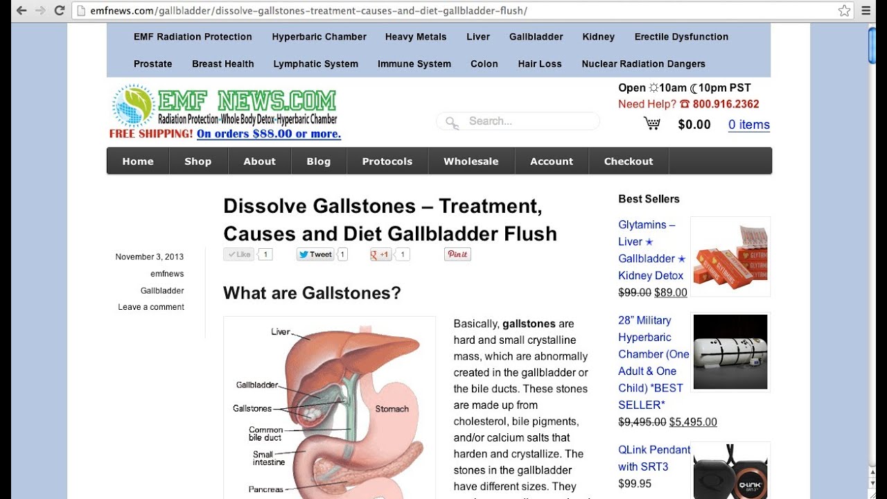 Dissolve Gallstones Treatment, Causes and Diet Gallbladder Flush