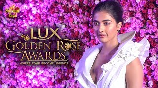 Pooja Hegde Walks The Red Carpet Of Lux Golden Rose Awards 2017