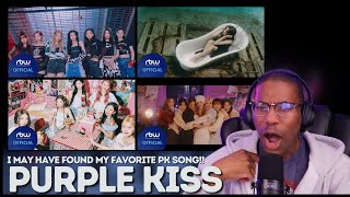 PURPLE KISS | 'Nerdy', 'Can We Talk Again', 'My My', '7HEAVEN' MV REACTION | New favorite PK song?!