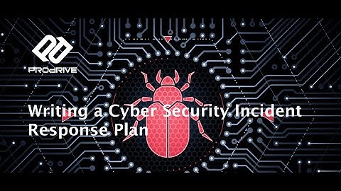 How to create a Cyber Security Incident Response Plan webinar