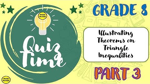 ILLUSTRATING THEOREMS ON TRIANGLE INEQUALITIES