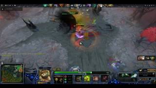 Dota 2 attack with Aegis