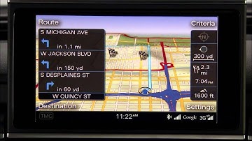 Audi MMI Navigation tutorial Navigation plus with MMI touch)