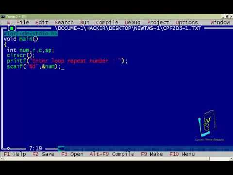 C program to generate Triangle pattern 21