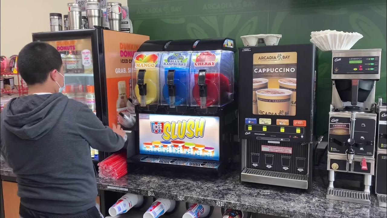 Valero Gas Station Green Watermelon Icee Slushies in Chula Vista