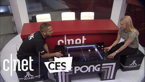 The Pong coffee table is old-school Atari fun with a modern twist