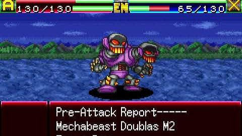 Super Robot Wars J - Doublas M2 Attacks