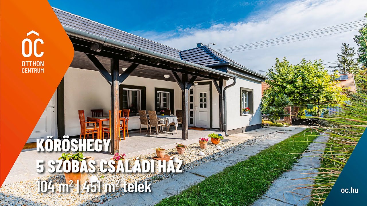 ELADÓ CSALÁDI HÁZ - Kőröshegy / családi ház / tégla / 5 szoba / 104 m²