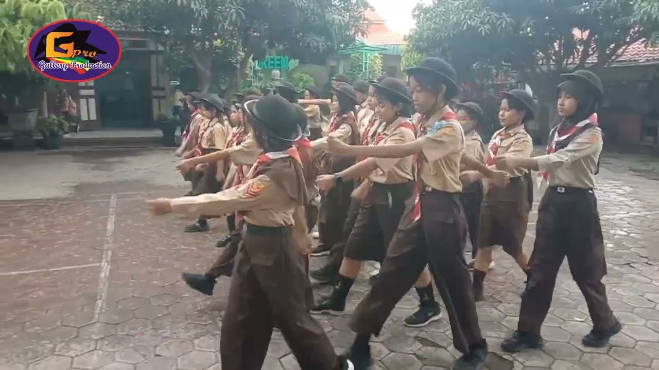 Latihan Baris Berbaris // SDN Sragen 3 // Ekstrakurikuler Pramuka 
