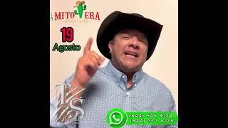 Próximo 19 de Agosto Saltillo Coahuila Tony Tigre Saenz y la Rosa de Oro 2 horas de su música