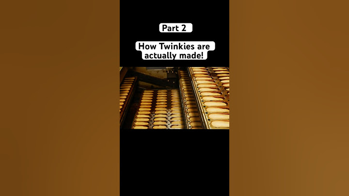How Twinkies are actually made! Part 2 #twinkie #twinkies #howitsmade