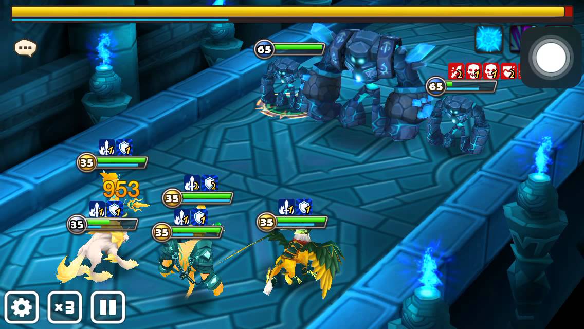 Summoners War. Giant B10 manual without any six star monsters