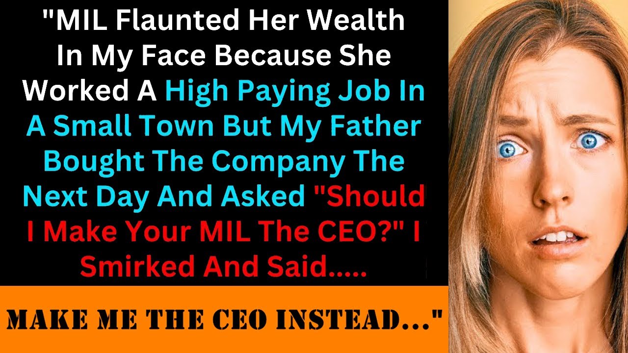 Flaunted My mother-in-law flaunted her wealth due to her high-paying job in a ...