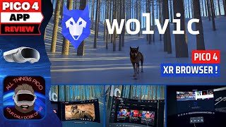 PICO4 APPS | WOLVIC XR | Portal To Immersive Web screenshot 4