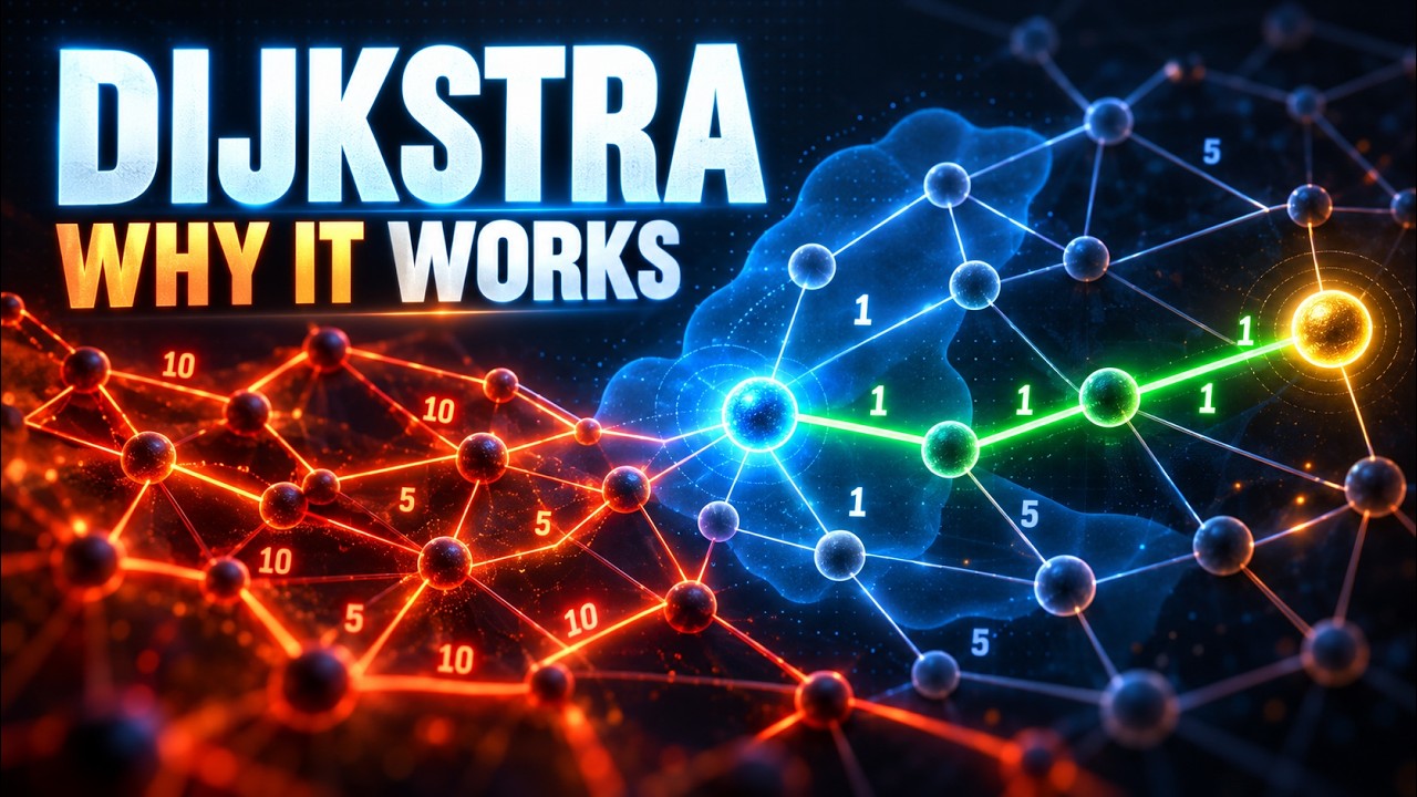Why Dijkstra’s Algorithm Works (Visual Shortest Path Intuition) - YouTube