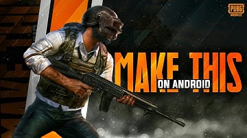Make Pubg Gaming Thumbnail on android || gaming thumbnail tutorial || SakibGFX