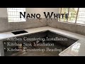 Nano White Kitchen Countertop Installation Idea | Kitchen Counter Top | NanoWhite Kitchen Countertop