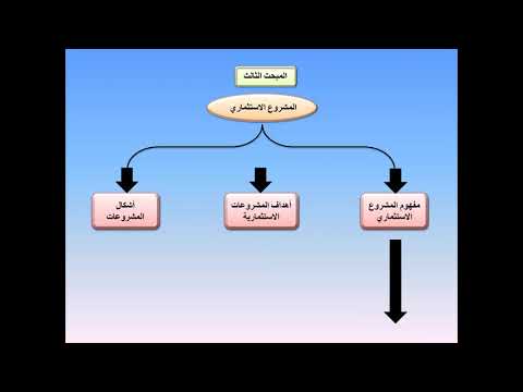 المحاضرة الثانية (المشروع الاستثماري)