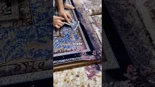 Why They Cut Perfect Carpets 😳✂️ #shorts